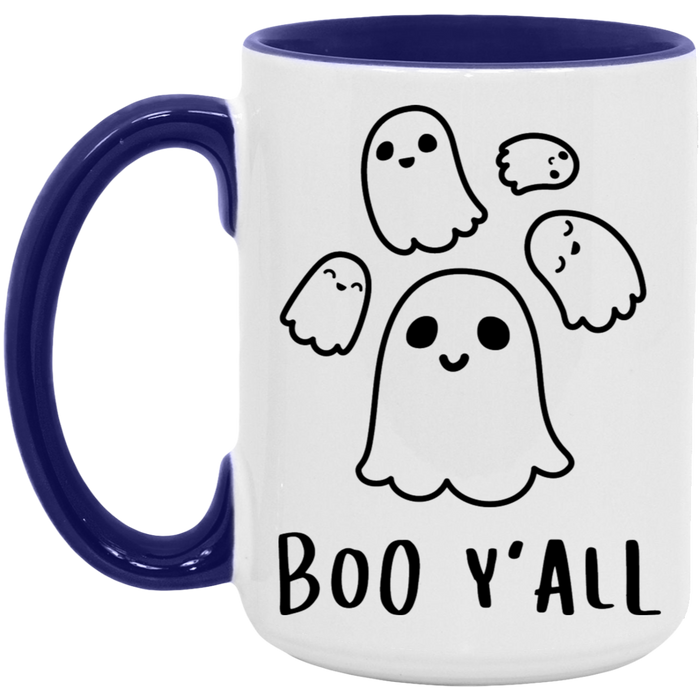 Boo Y'all Ghosts ceramic coffee mug, product photo 7