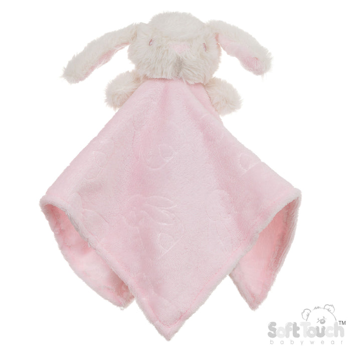 Bunny Pink Embossed Comforter - Bunny (36x36CM) (PK6) BC305-P
