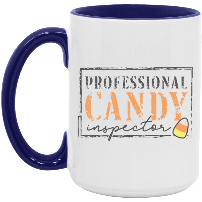 Candy Inspect ceramic coffee mug, product photo 7
