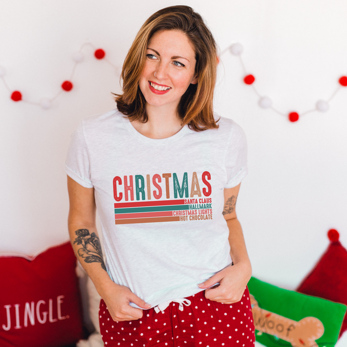 Christmas Favorites graphic t-shirt