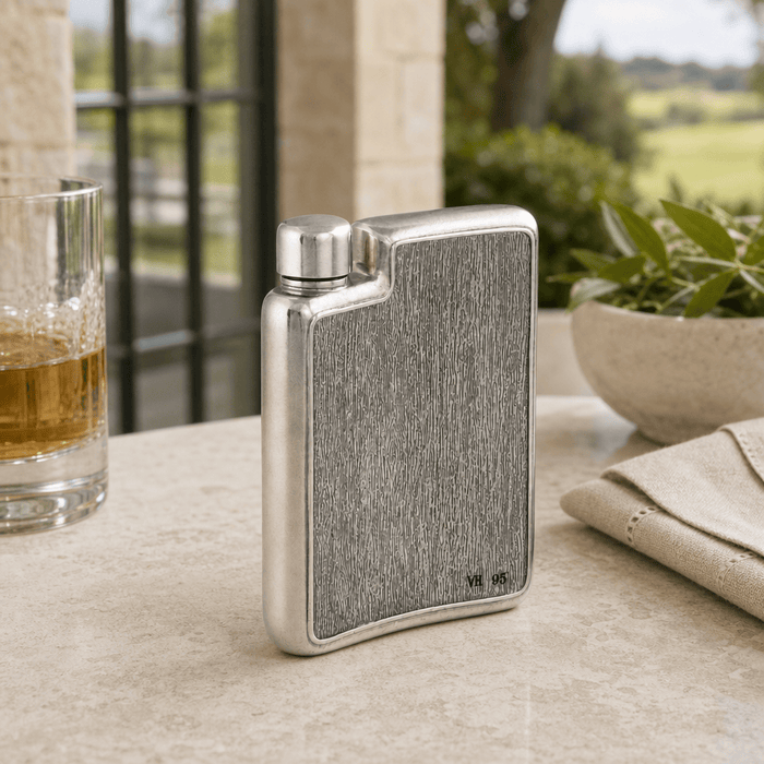 Golfer Pewter Flask 4