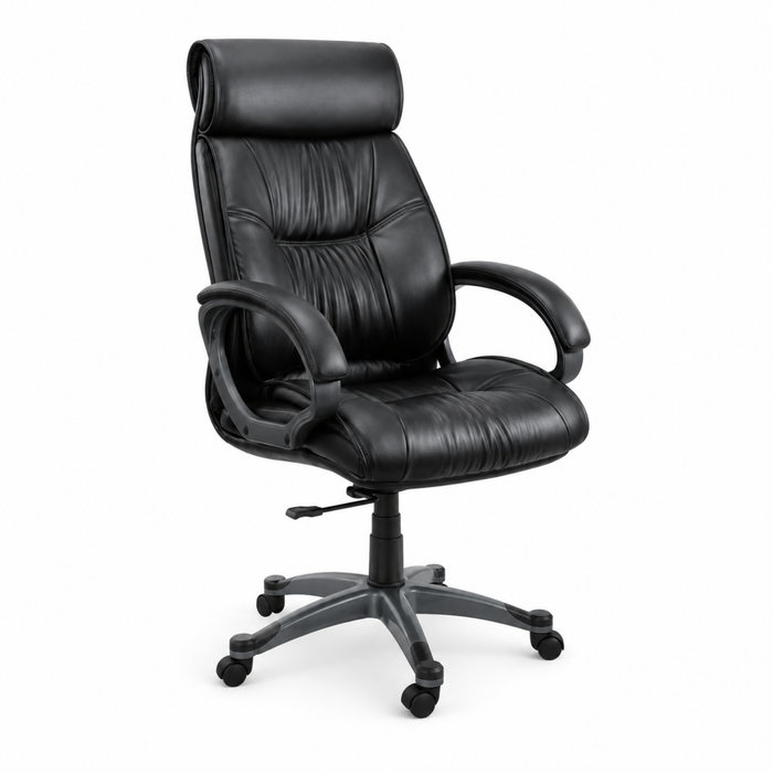 High Back Director Chair with Aluminum Base