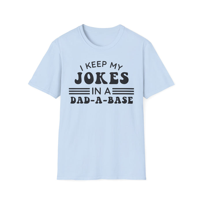I Keep My Jokes In A Dad A Base graphic t-shirt, product photo 8