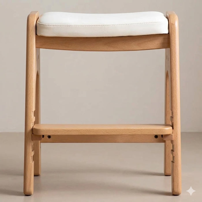 Kids Wooden Chair with Soft Cushioned Seat