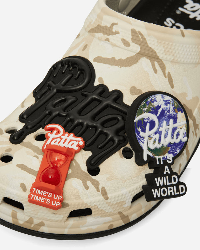 Crocs Patta X Crocs Classic Clog White Sandals and Slides Sandals and Mules 212487 ALWH