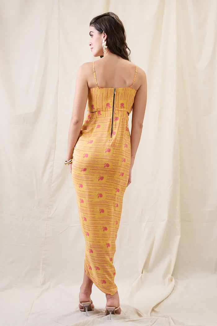 Ravya drape dress