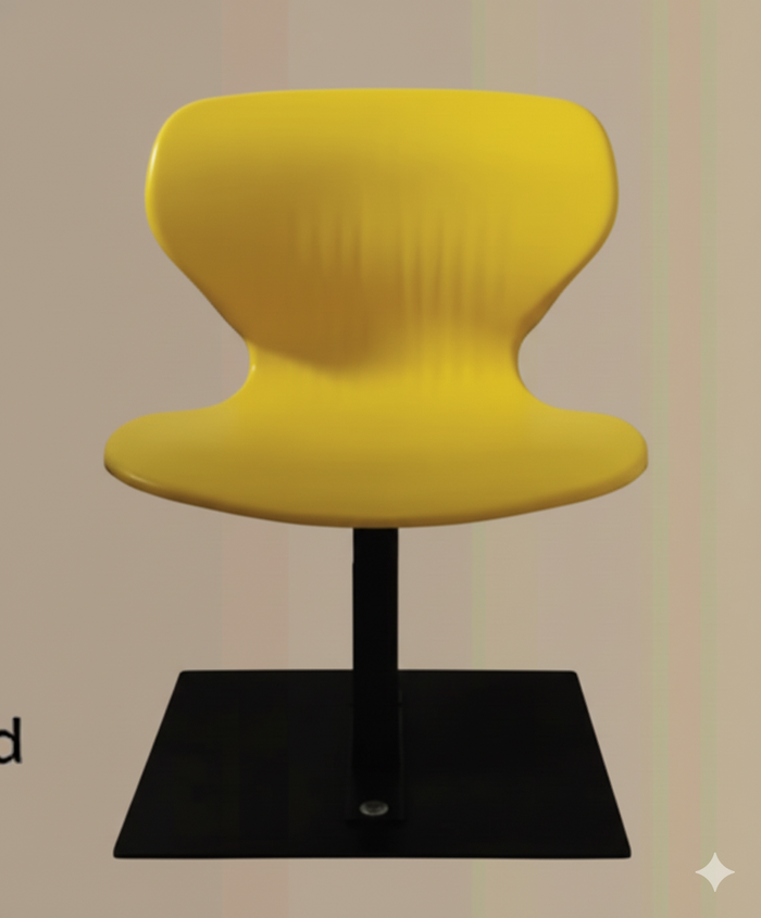 Stadium Chair with Premium Finish, Sturdy Metal Base, and Compact Space-Saving Design