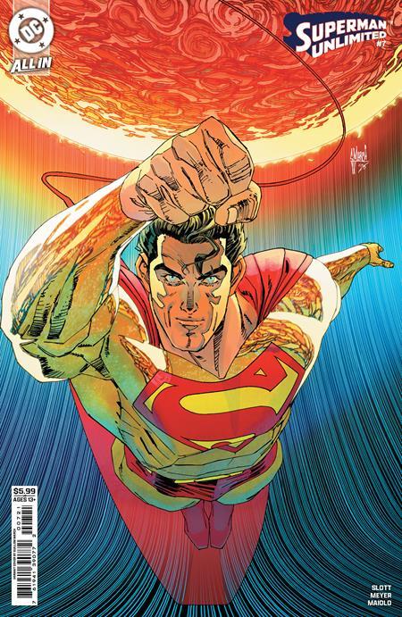 SUPERMAN UNLIMITED #7 CVR B GUILLEM MARCH CARD STOCK VAR