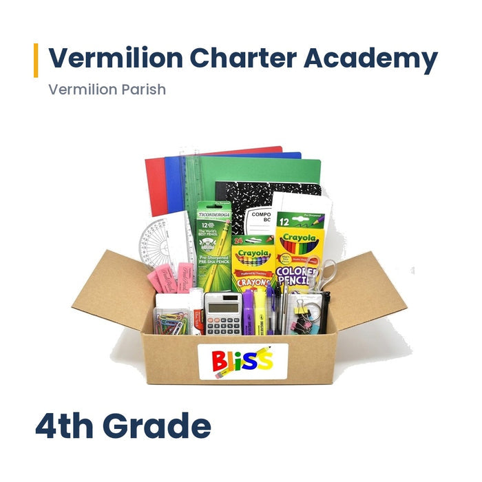Vermilion Charter Academy - 4th Grade School Supply Kit