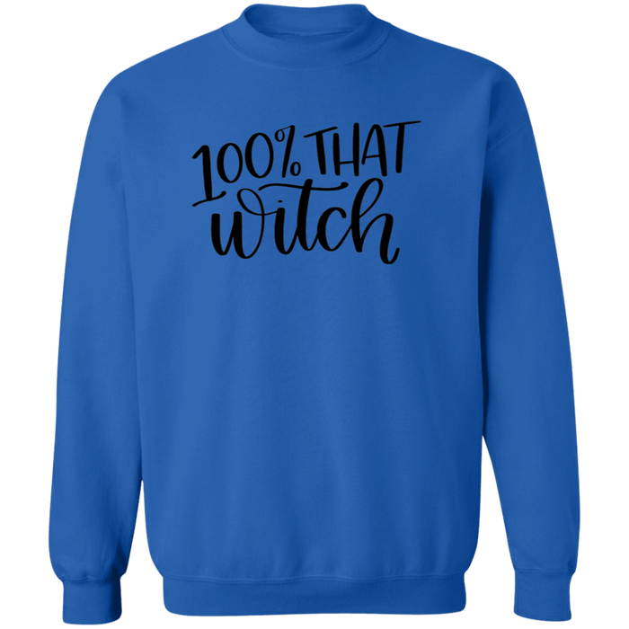 100% That Witch crewneck sweatshirt in Royal
