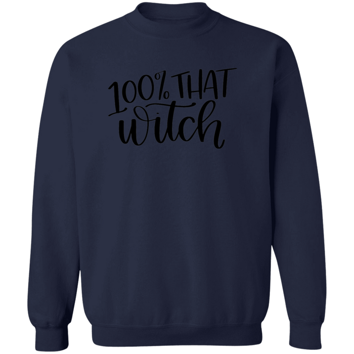 100% That Witch crewneck sweatshirt in Navy