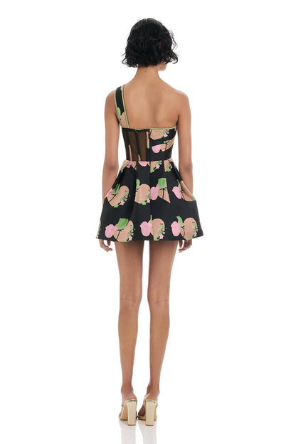 Trina Dress - Black Print