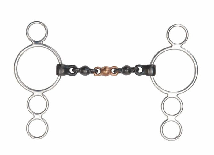 3 Ring Dutch Gag Waterford Sweet Iron - Sweet Iorn - 4.5
