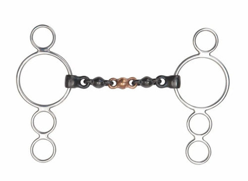 3 Ring Dutch Gag Waterford Sweet Iron - Sweet Iorn - 4.5