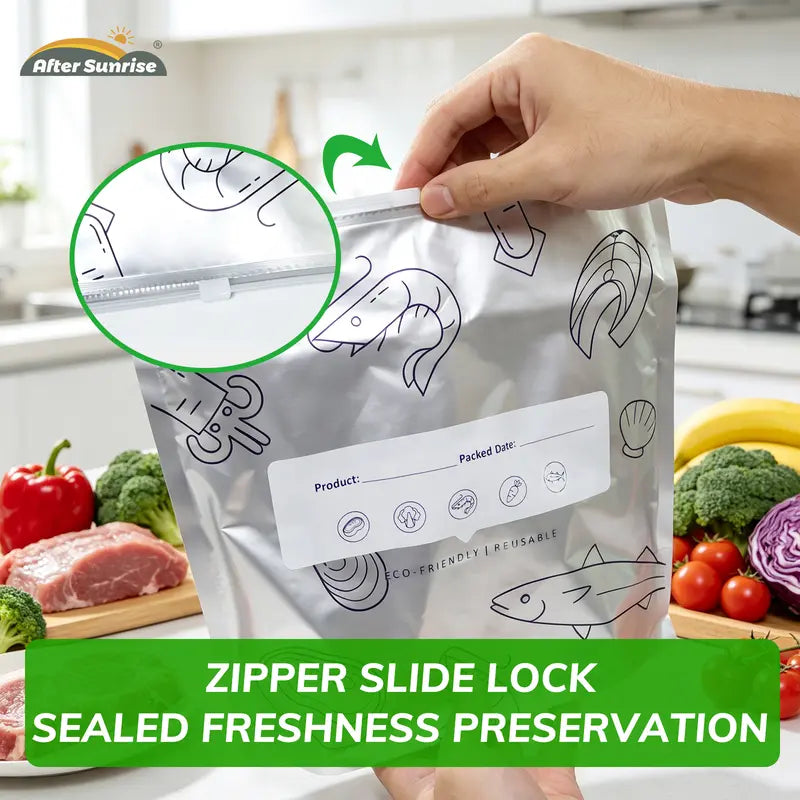 Reusable Aluminum Foil Sealable Storage Bags