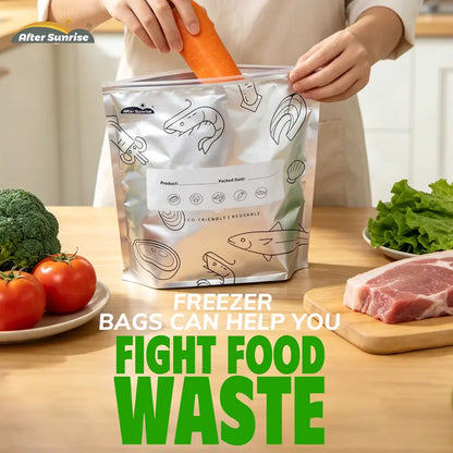 Reusable Aluminum Foil Sealable Storage Bags