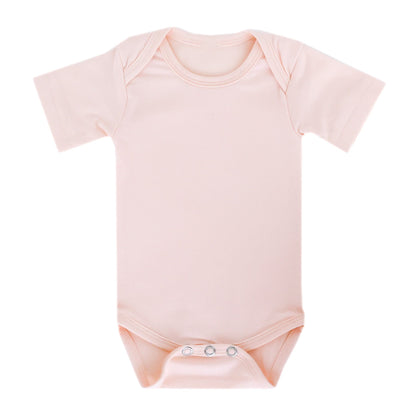 Short Sleeve Bodysuit - Blush