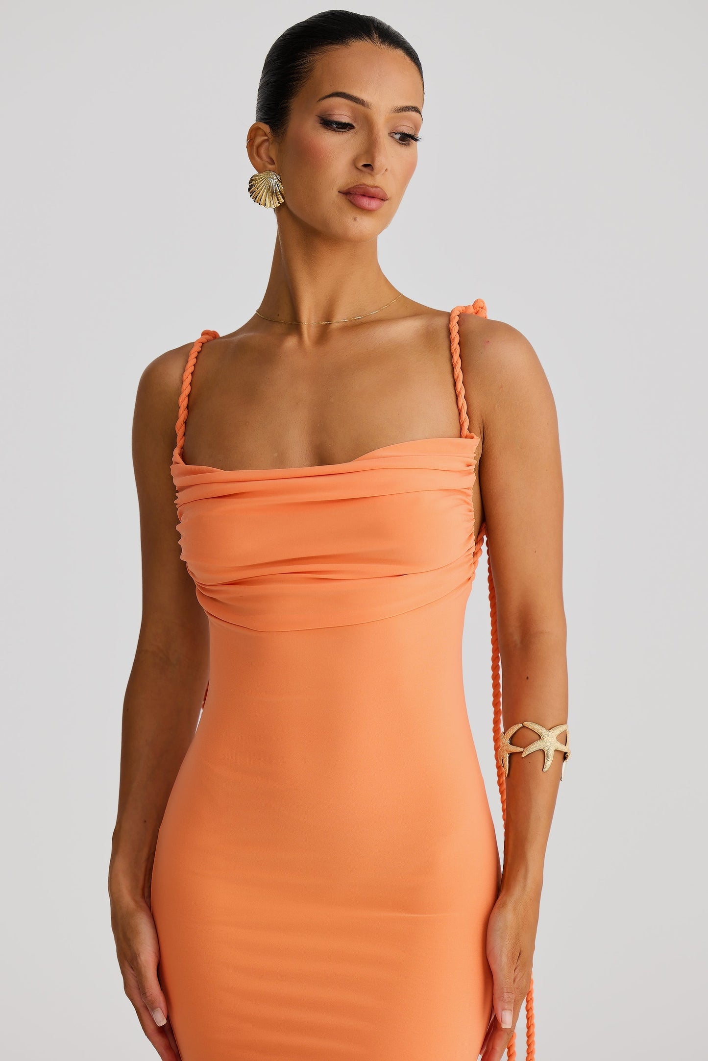 Amora Gown - Papaya