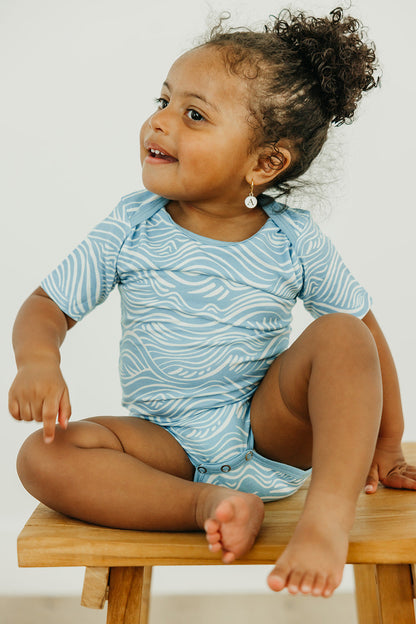 Short Sleeve Bodysuit - Surf