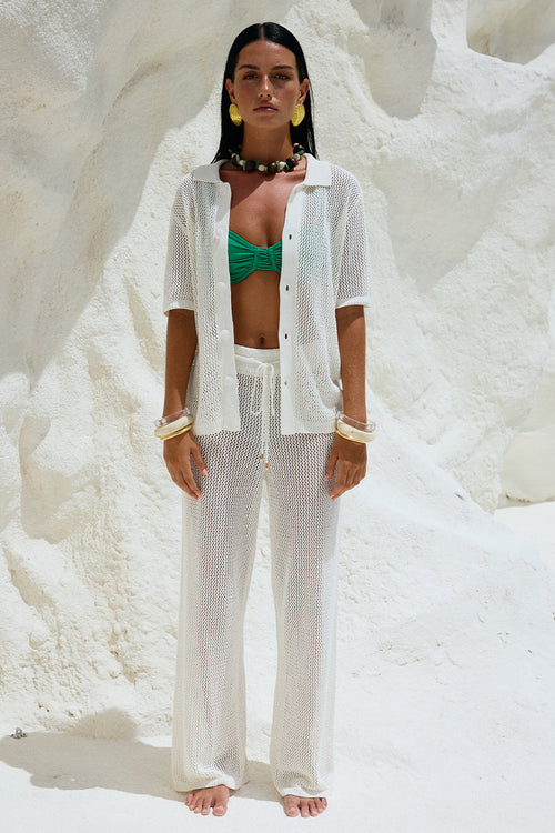 Myrah Pant - White