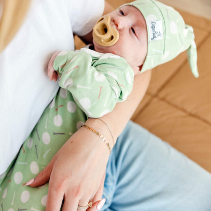 Newborn Knotted Gown - Bogey