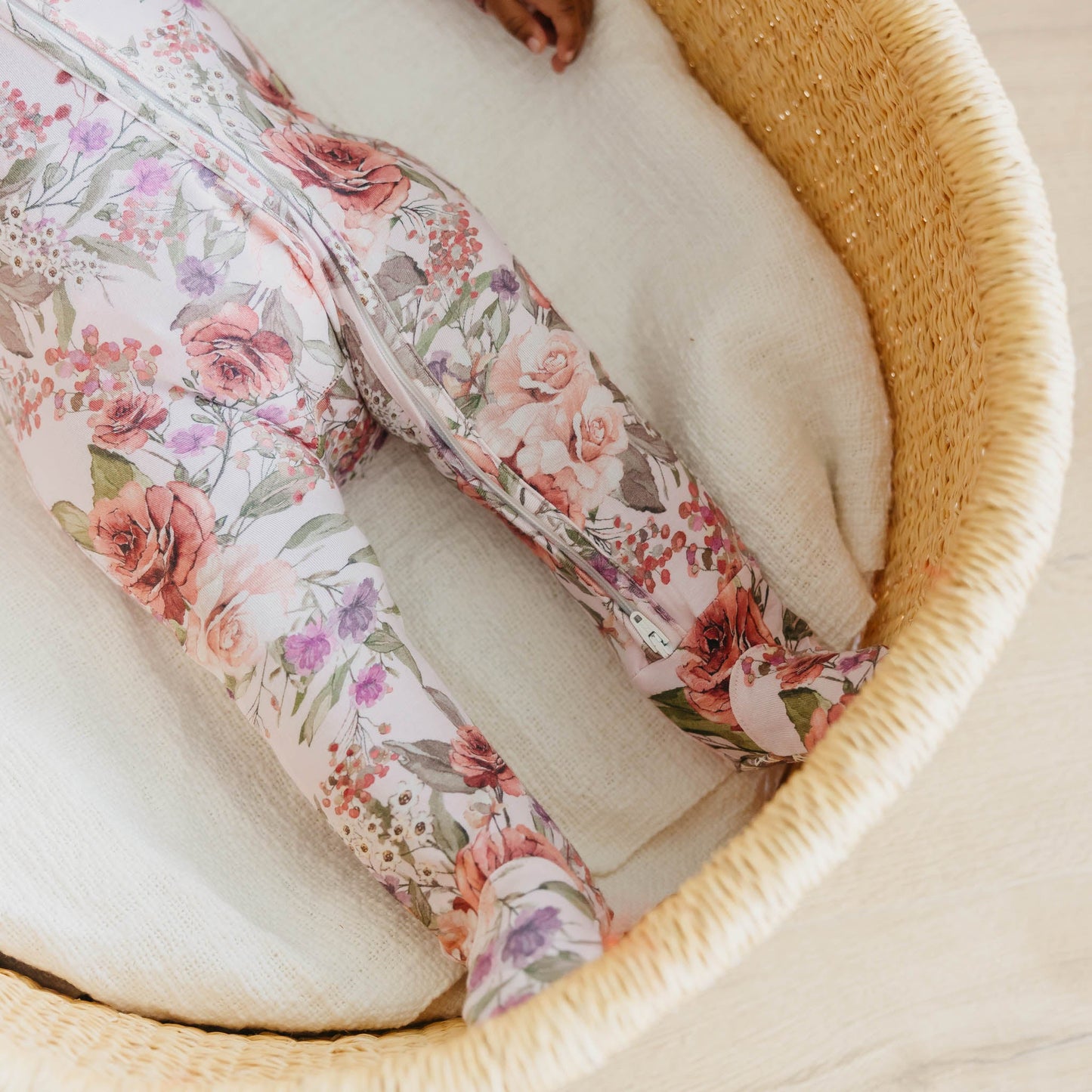 Bamboo Zip-Up Footie Pajama - Deborah