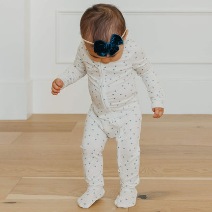 Zip-Up Footie Pajama - Haze