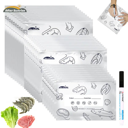 Reusable Aluminum Foil Sealable Storage Bags