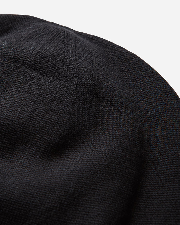 A Bathing Ape Ape Head One Point Knit Cap Black Hats Caps 1M80181004 BKX
