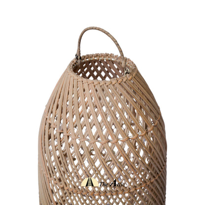 Apollo Long Rattan Pendant