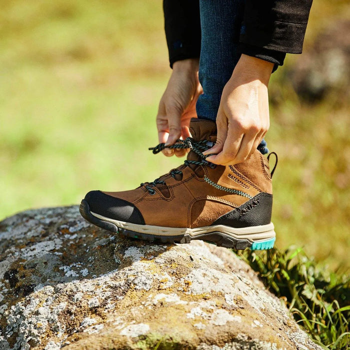 Ariat Ladies Skyline Mid Waterproof - Distressed Brown - 3