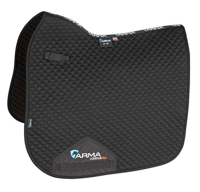 ARMA Dressage Saddlecloth - Black - 17-18