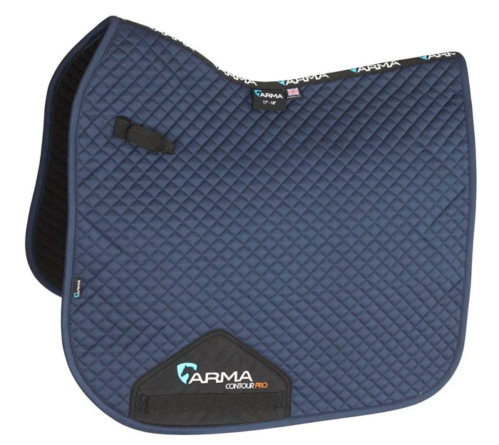 ARMA Dressage Saddlecloth - Black - 17-18