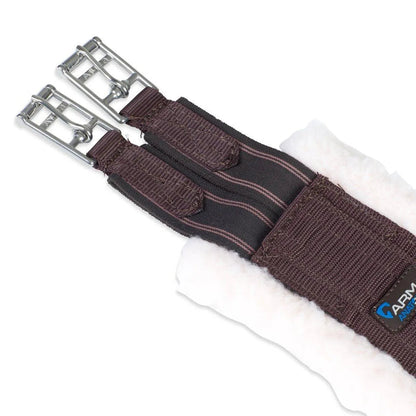 ARMA Fleece Lined Girth - Elastic - Black - 30