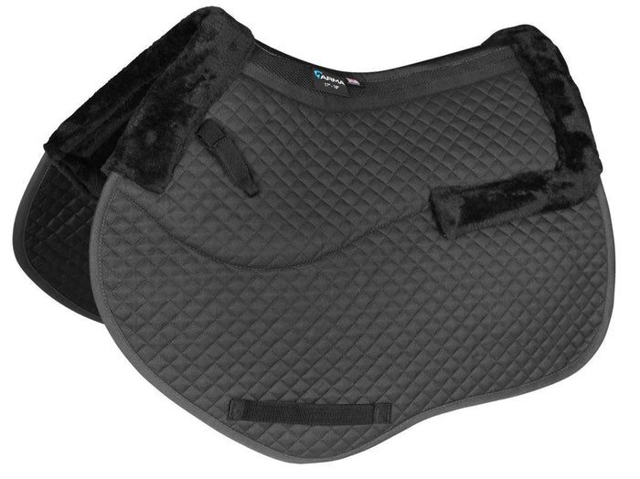 ARMA Half Lined Jump Saddlecloth - Black - 15-16.5