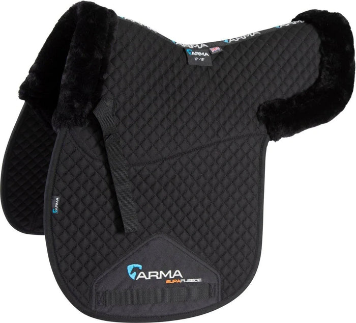 ARMA SupaFleece Numnah - Black - 14