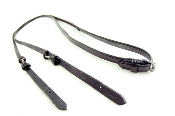 Ascot Dressage Reins 1/2" - Black - Pony