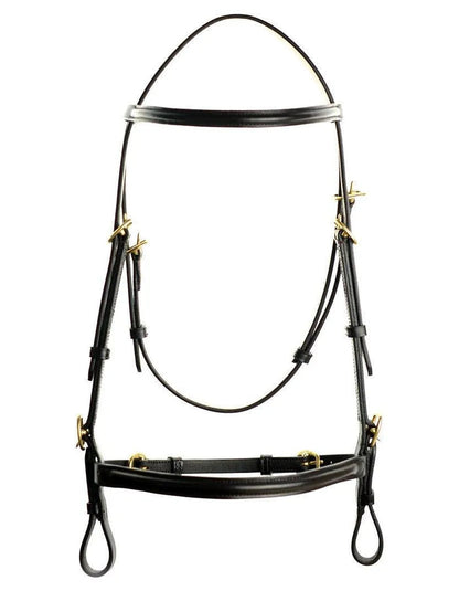 Ascot Inhand Bridle - Black - Cob