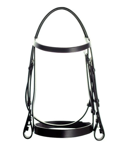 Ascot Plain Bridle - Black - Shetland