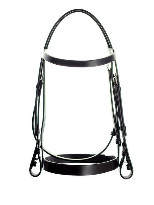 Ascot Plain Bridle - Black - Shetland
