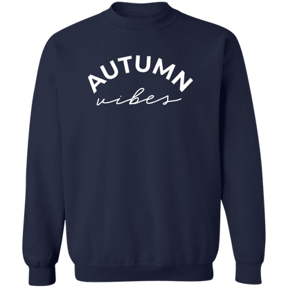 Autumn Vibes crewneck sweatshirt in Navy