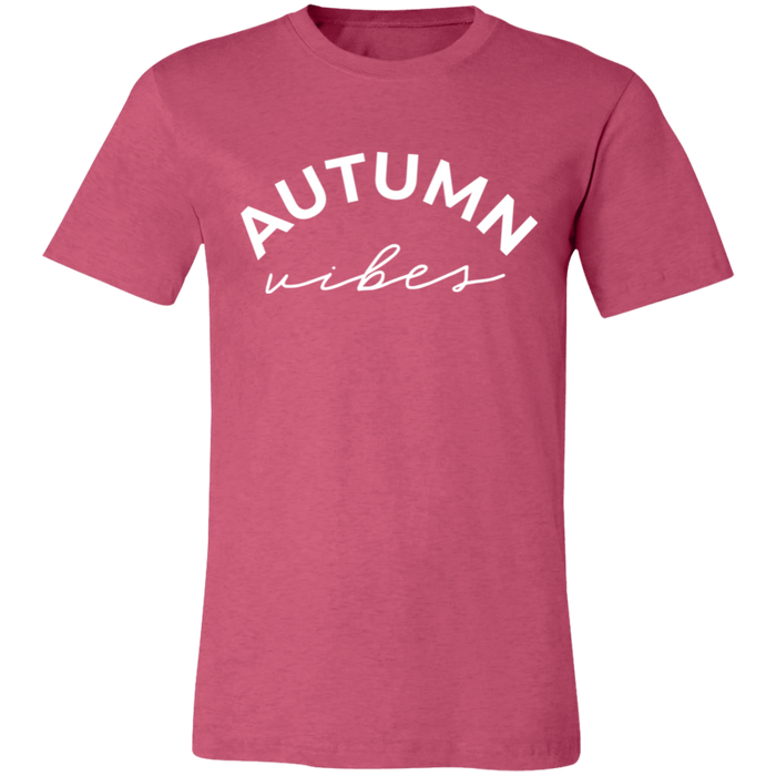 Autumn Vibes graphic t-shirt in Heather Raspberry