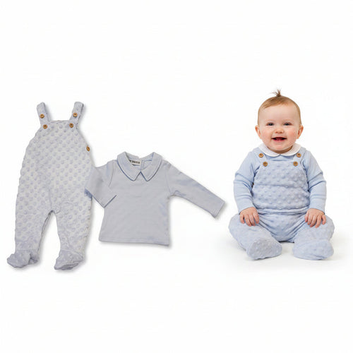 Baby Boys 2 pcs Dungaree Set (NB-6m) (PK6) BIS-2020-2613