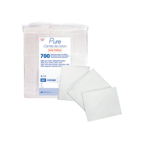 Bag of 700 cotton squares - 5 x 5 cm