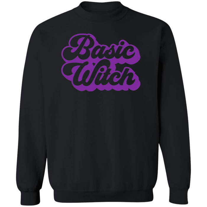 Basic Witch crewneck sweatshirt in Black