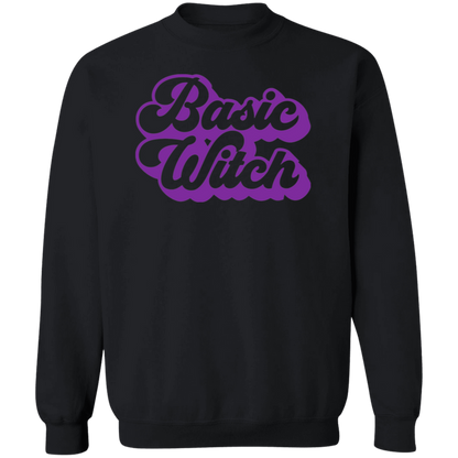 Basic Witch crewneck sweatshirt in Black