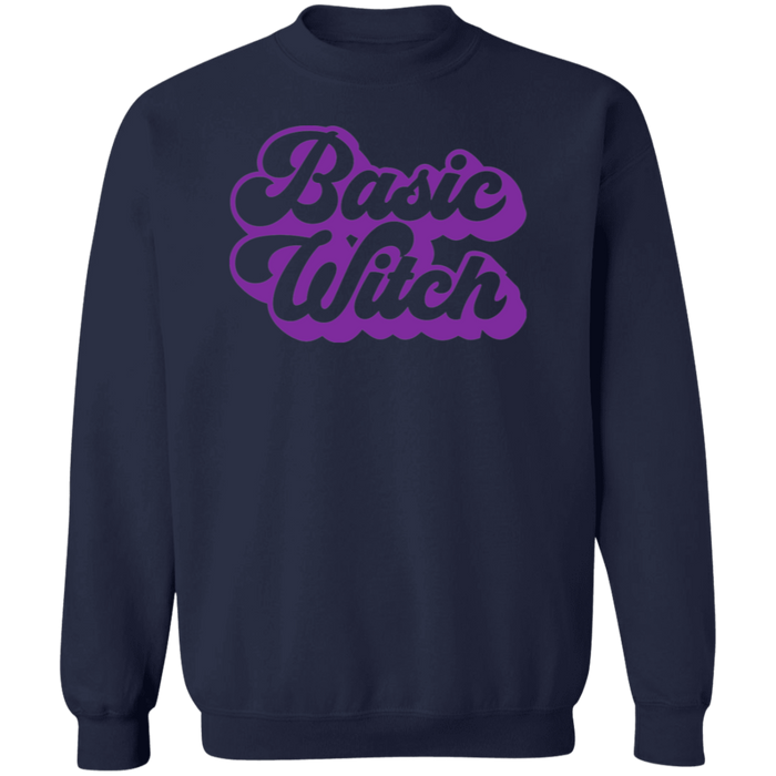 Basic Witch crewneck sweatshirt in Navy