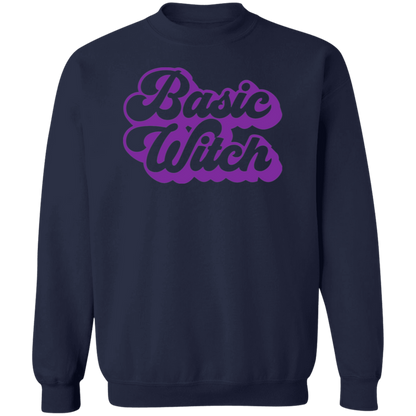 Basic Witch crewneck sweatshirt in Navy
