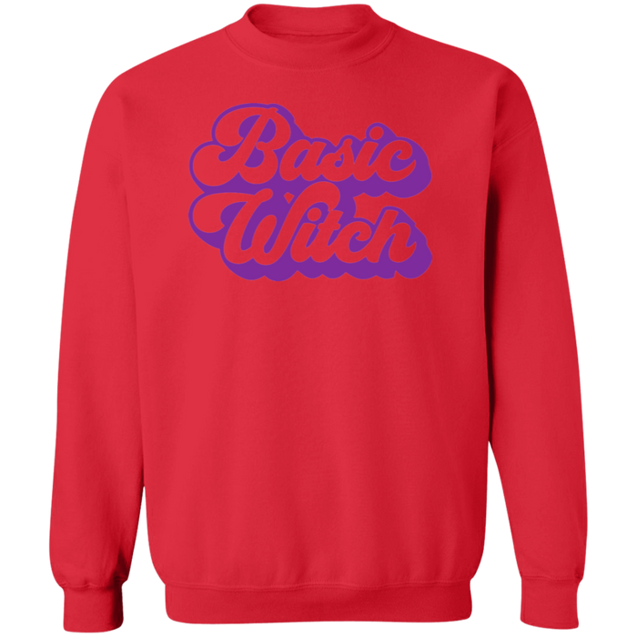 Basic Witch crewneck sweatshirt in Red