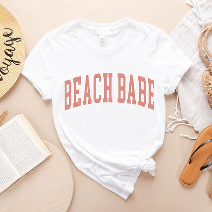 Beach Babe Varsity graphic t-shirt, product photo 2